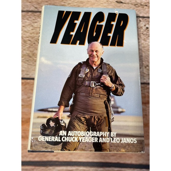 Yeager An Autobiography by General Chuck Yeager - HC/DJ 1985 1st Edition - Picture 3 of 7